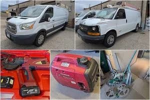 Electrical Contractor Tools, Equipment and Vehicle Auction